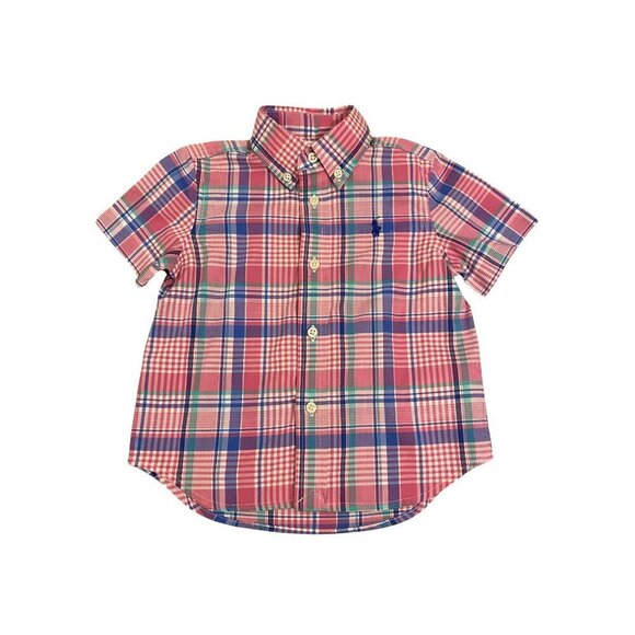 Ralph Lauren Other - Ralph Lauren Natural Stretch Plaid Shirt - Size 12 months - Excellent!
